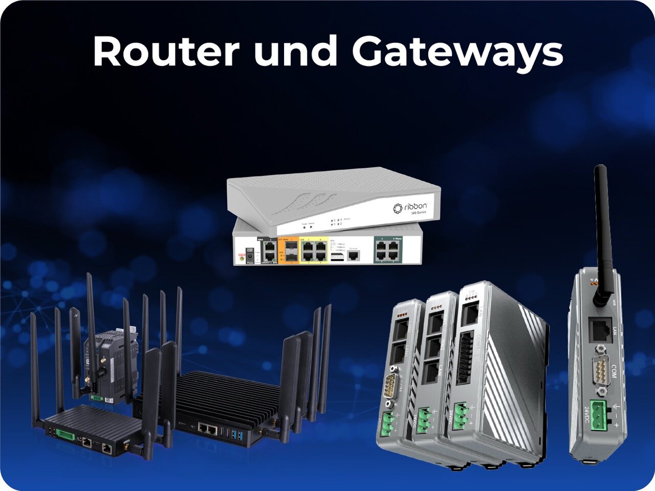 Router und Netzwerk-Gateways für sichere Unternehmensnetzwerke