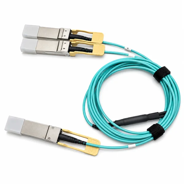 HPE Aruba Networking R6F26A 200G Breakout-AOC zu 2x QSFP56 – 15 m
