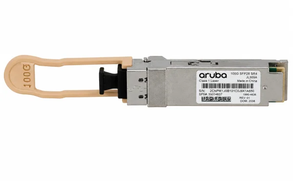 HPE Aruba Networking JL309A 100G QSFP28 SR4 Transceiver – Multimode-Glasfaser (MMF), MPO, 100 m