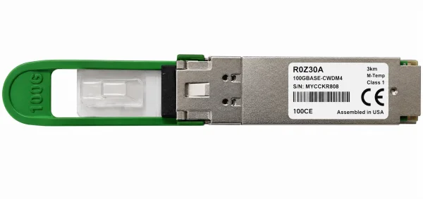 HPE Aruba Networking R0Z30A 100G QSFP28 CWDM4 Transceiver – Singlemode-Glasfaser (SMF), LC, 2 km