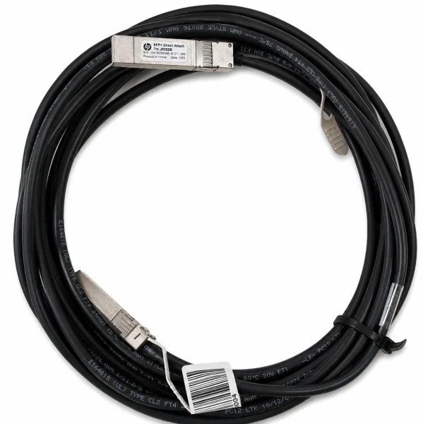 HPE Aruba Networking J9285B 10G SFP+-zu-SFP+ DAC – fest konfektioniert, 7 m