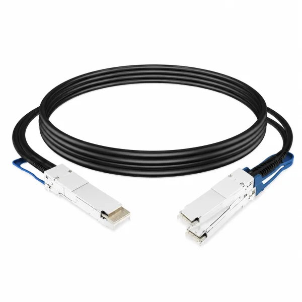 Arista CAB-O-2Q-200G-2M 200G DAC OSFP auf 2x QSFP28 – passives Direct-Attach-Kupferkabel (DAC), 200GBASE-CR8, Länge 2 m