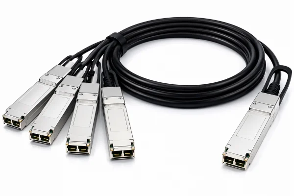Arista CAB-O-4Q-200G-1M 200G DAC OSFP auf 4x QSFP28 – passives Direct-Attach-Kupferkabel (DAC), 200GBASE-CR8, Länge 1 m