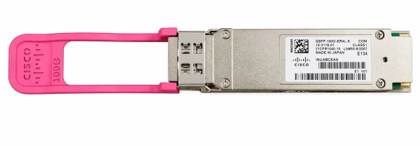 Cisco QSFP-100G-ER4L-S 100GBASE-ER4 Lite QSFP28 25 km LC Duplex SMF Transceiver