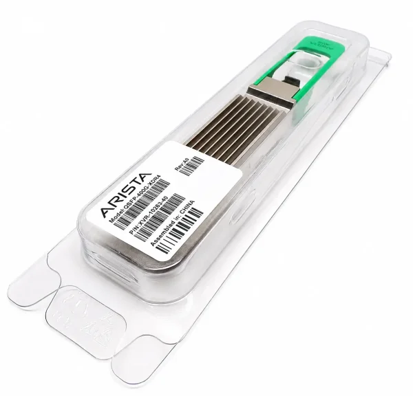Arista OSFP-400G-XDR4 400G OSFP 100GBASE-FR-Transceiver – parallele Singlemode-Glasfaser (SMF), MPO-12, bis zu 2 km