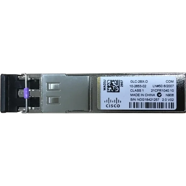 Cisco GLC-2BX-D 1000BASE-BX-D SFP 10 km LC Simplex SMF Transceiver