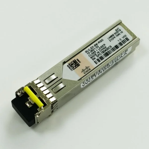 Cisco GLC-ZX-SM-RGD 1000BASE-ZX SFP Modul — 1550 nm SMF, ~70 km, industriell