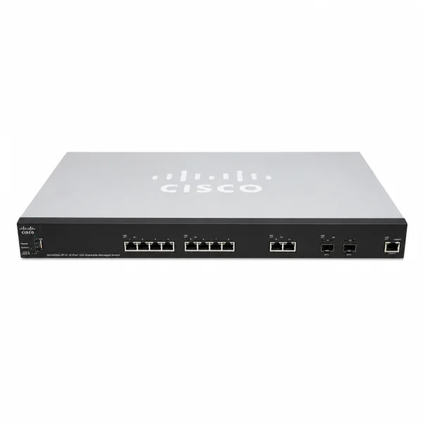 Cisco SG350XG-2F10 350X-Series stapelbarer Managed Switch (L2, SB-OS) – 10× 10G-RJ45 + 2× 10G-SFP+