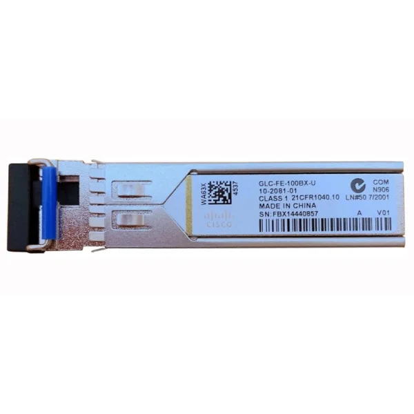 Cisco GLC-FE-100BX-U 1000BASE-BX-U SFP 10 km LC Simplex SMF Transceiver