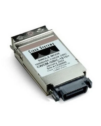 Cisco CWDM-GBIC-1610 1000BASE-CWDM GBIC 1610 nm SC SMF Transceiver