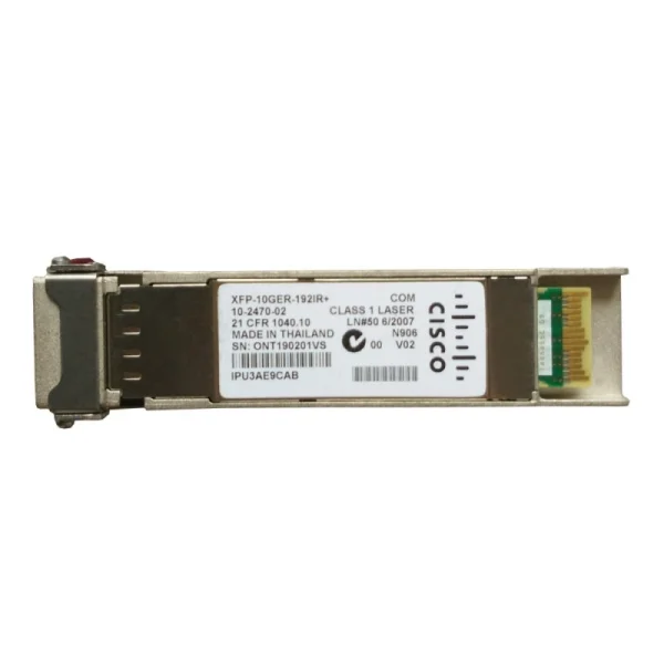 Cisco XFP-10GER-192IR 10GBASE-ER / OC-192 IR-2 XFP Dual-Rate LC SMF Transceiver