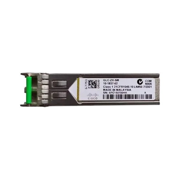 Cisco GLC-ZX-SM 1000BASE-ZX SFP 70–100 km LC Duplex SMF Transceiver