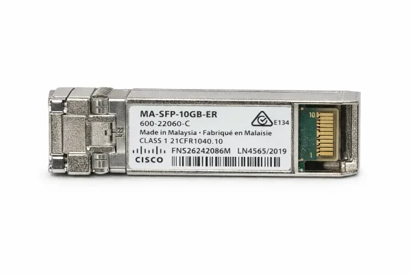 Cisco Meraki MA-SFP-10GB-ER 10GBASE-ER SFP+ 40 km LC SMF Transceiver