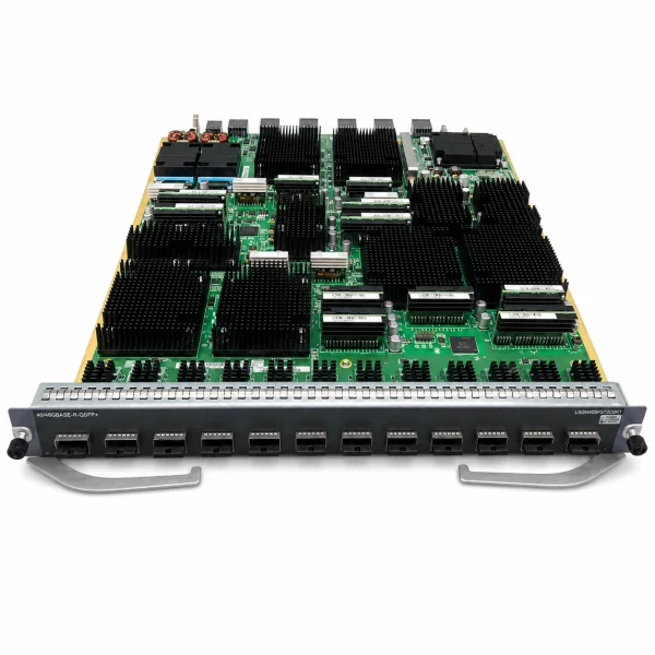 HPE FlexFabric 12900 12-port 40GbE QSFP+ EC Module (JG857A) – Modul für die modularen HPE-FlexFabric-12900E-Chassis, HPE Comware