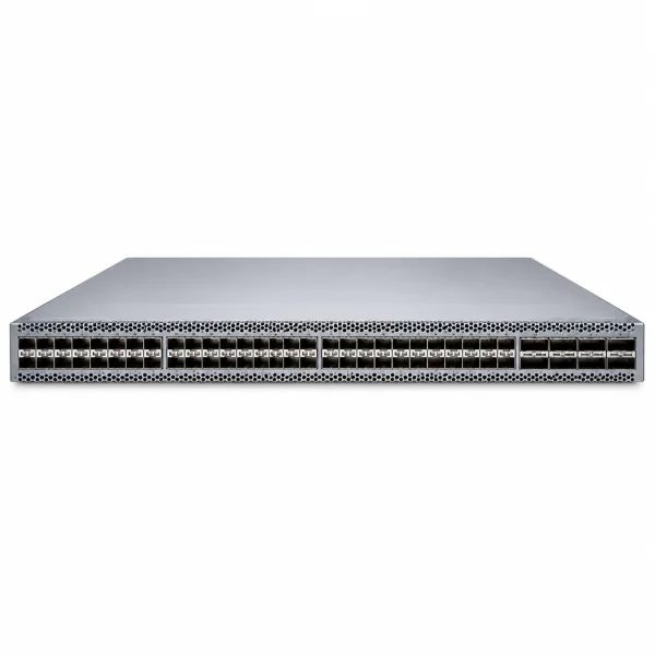 Juniper EX4400-48MP Managed Switch (L3) – 12× 10G-RJ45 (bis 10G Multigigabit) + 36× 2,5G-RJ45 (bis 2,5G Multigigabit), alle PoE++ + 2× 100G QSFP28 (VCP), 19-Zoll-Rackmontage (1 HE)