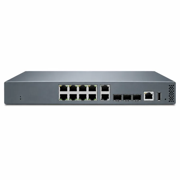 Juniper EX4000-8P Managed Switch (L3) – 8× 1G-RJ45 (PoE+) + 2× 1G-RJ45 + 2× 1/10G SFP+ (Uplink), Kompaktgehäuse (1 HE, halbe Breite)
