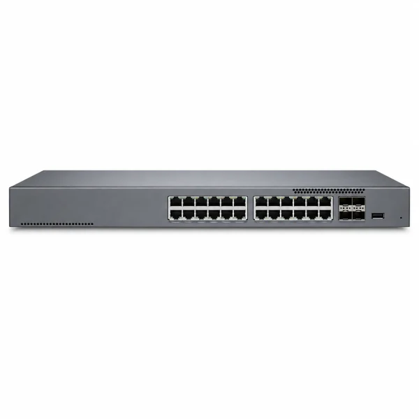 Juniper EX4000-24T Managed Switch (L3) – 24× 1G-RJ45 + 4× 1/10G SFP+ (Uplink/VCP), 19-Zoll-Rackmontage (1 HE)