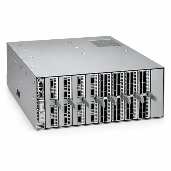 Arista DCS-7358X4 Managed Switch (L3) – bis zu 128× 100G QSFP28 oder 32× 400G QSFP-DD/OSFP (8 Linecard-Slots + Supervisor), 19-Zoll-Rackmontage (4 HE, modulares Chassis)