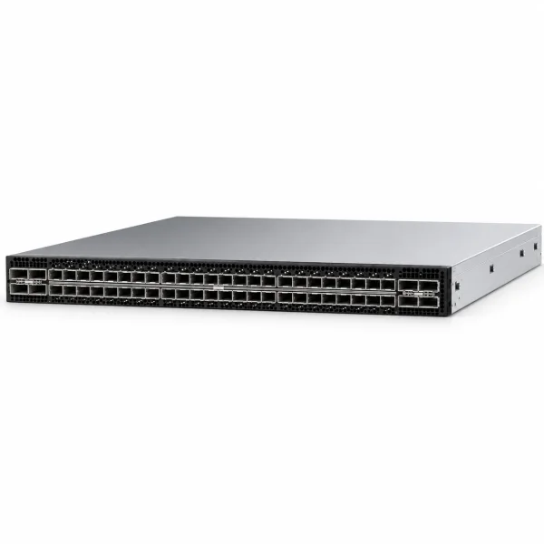 Dell S5448F-ON Managed Switch (L3) – 48× 100G SFP56-DD + 8× 400G QSFP56-DD, 19-Zoll-Rackmontage (1 HE)