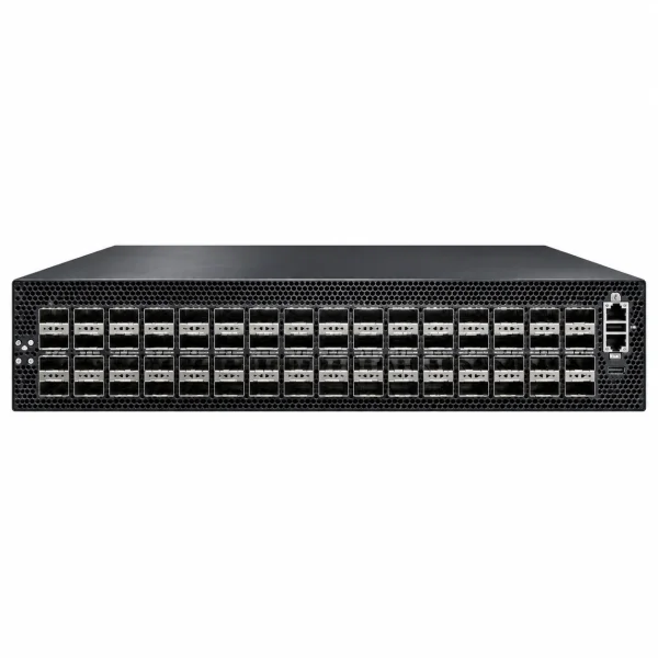 NVIDIA 920-9N42C-00RB-7C0 Managed Switch (L3) – 64× QSFP-DD (400GbE) + 2× SFP28 (25GbE), 19-Zoll-Rackmontage (2 HE)