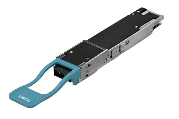 Cisco QDD-4X100G-LR-S 4×100GBASE-LR1 QSFP-DD Modul — SMF, MPO-12 APC, 10 km, DOM