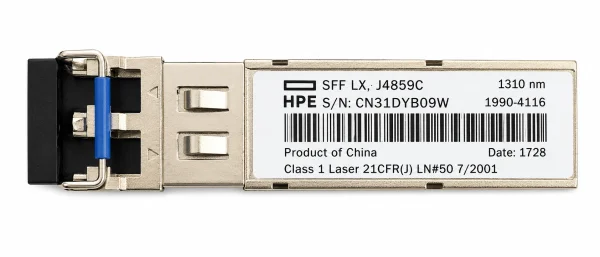 HPE Aruba J4859C 1000BASE-LX SFP 10 km LC Duplex SMF Transceiver