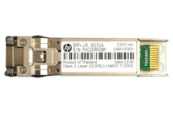 HPE Aruba J9151A 10GBASE-LR SFP+ 10 km LC Duplex SMF Transceiver