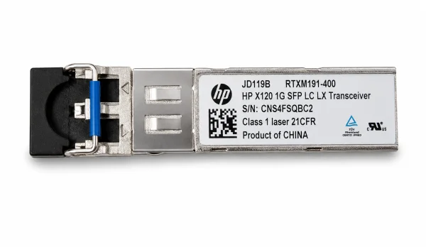 HPE JD119B 1000BASE-LX SFP 10 km LC Duplex SMF Transceiver