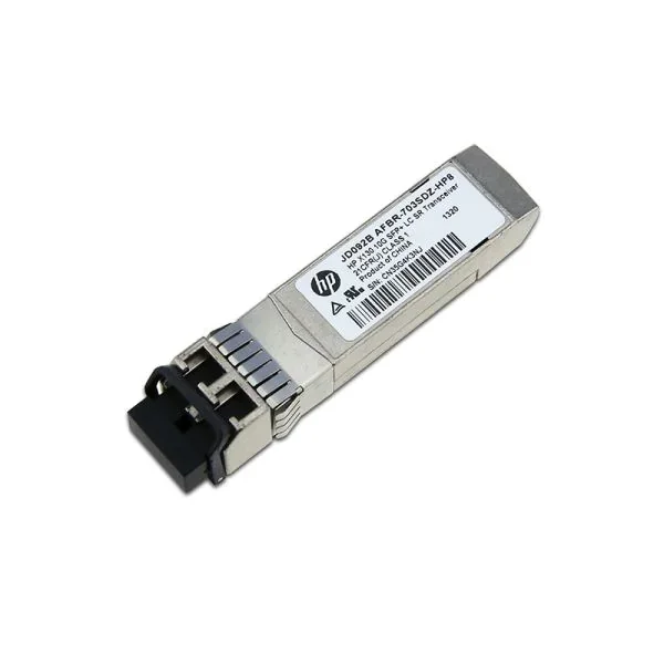 HPE JD092B 10GBASE-SR SFP+ 300 m LC Duplex MMF Transceiver