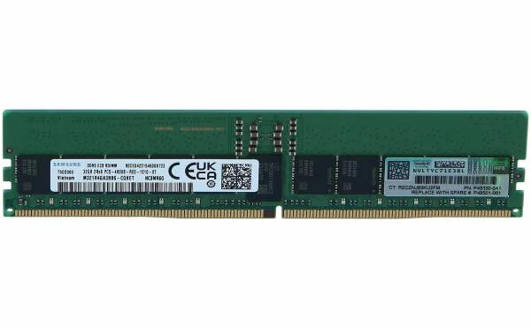 HPE 32 GB DDR5 RDIMM 4800 MT/s 2Rx8 PC5-38400R ECC SmartMemory für ProLiant Gen11 (P43328-B21)