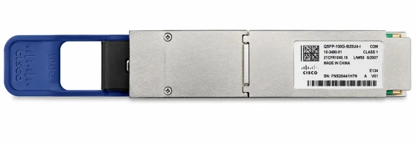 Cisco QSFP-100G-B20U4-I 100G BiDi QSFP28 Modul — O-Band SMF, 20 km, industriell, DOM