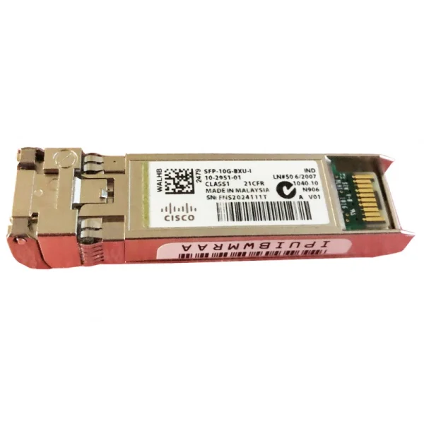 Cisco SFP-10G-BXU-I 10G BiDi SFP+ Modul — Single LC, 10 km, Tx 1270/Rx 1330 nm
