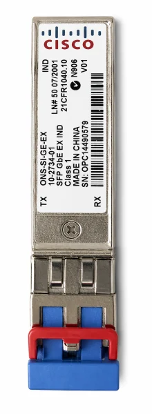 Cisco ONS-SI-GE-EX 1000BASE-EX SFP — 1550 nm, Singlemode, 40 km
