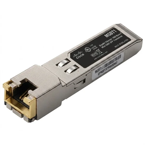 Cisco MGBT1 1000BASE-T SFP (mini-GBIC) — Kupfer (Cat-5e), 100 m